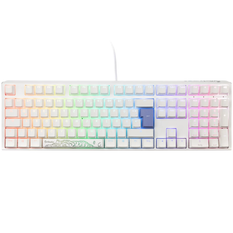 Ducky One 3 Classic Pure Valge klaviatuur USB Saksa valge (DKON2108ST-PDEPDPWWWSC1)