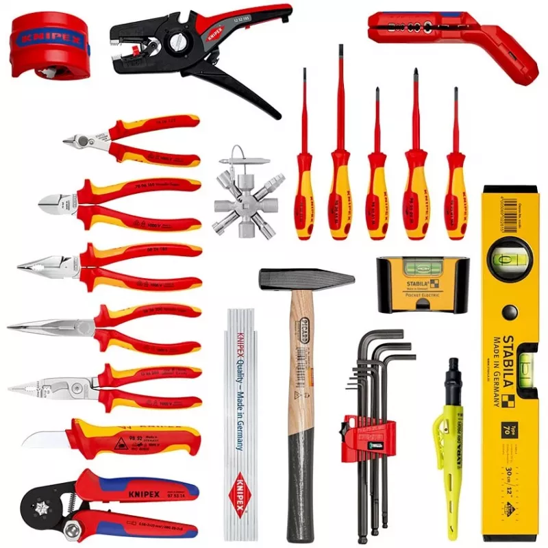 Knipex 00 21 50 E mehaanika tööriistakomplekt 22 tööriista