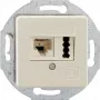Pistikupesa Rutenbeck 13310301 valge IP20 125V 1A