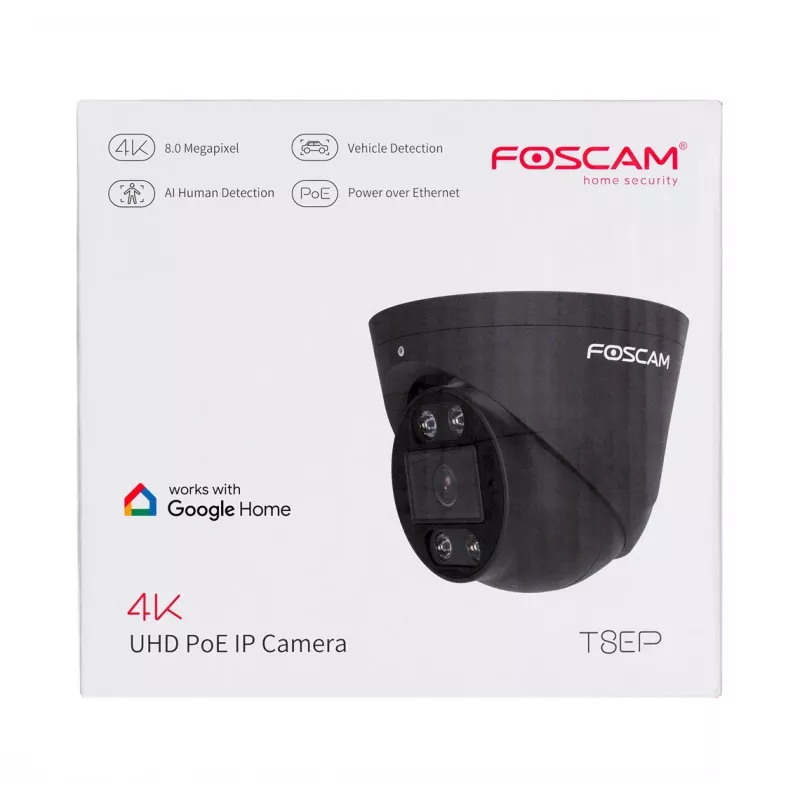 FOSCAM T8EP 8MP POE IP-kaamera must