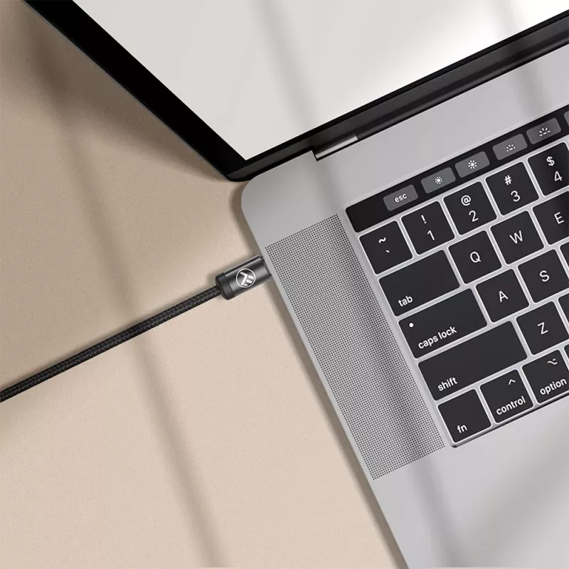 USB-C kaabel Tellur TLL155801 240W 2m must – USB-C kuni USB-C laadimis- ja andmekaabel