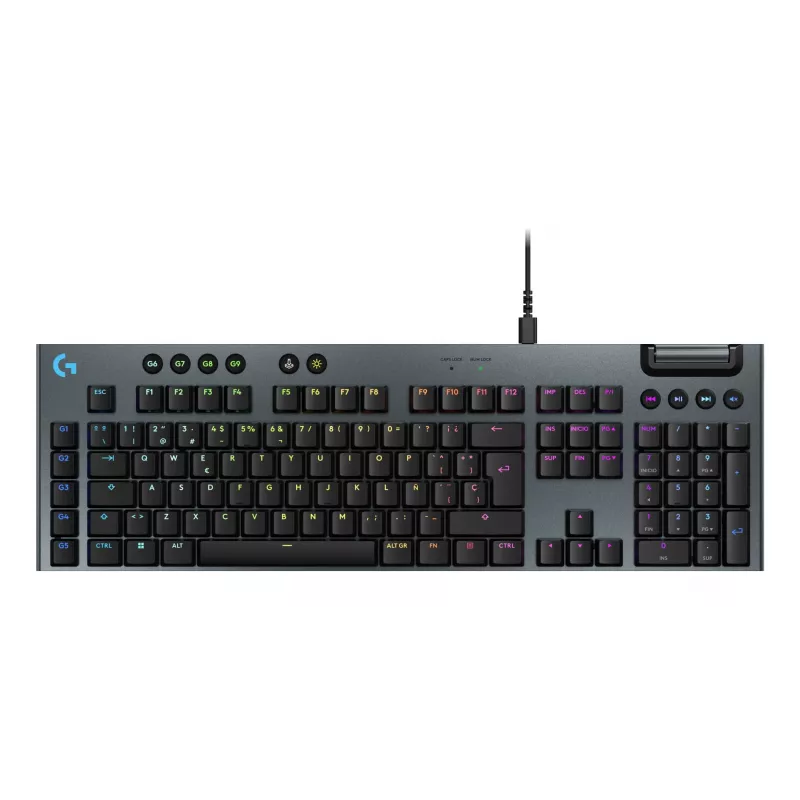 Juhtmega mehaaniline mänguklaviatuur Logitech G915 X Must RGB-valgustusega