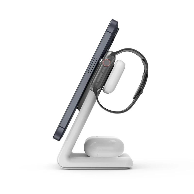 Juhtmeta laadija 3in1 MagSafe iPhone'ile, Apple Watchile ja AirPodsidele Crong