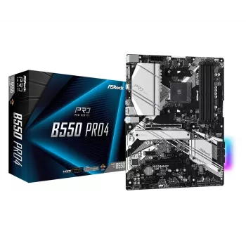 Emaplaat ASRock B550 PRO4 AMD B550 Socket AM4 ATX