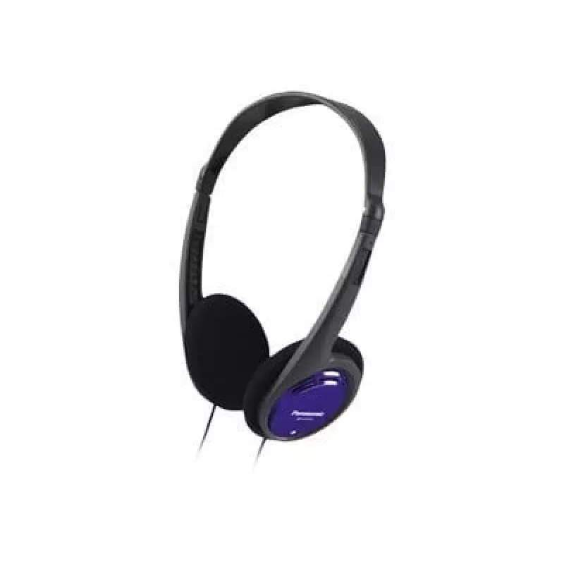 Panasonic RP-HT010E-A must/sinine kõrvaklapid 1,2 m kaabel ülikerged