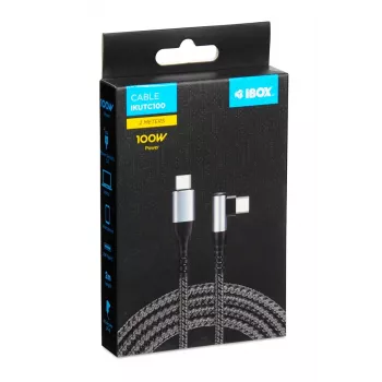 iBox IKUTC100 USB-kaabel USB 2.0 2 m USB C Must