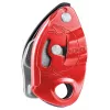 Tubular belay device Petzl GRIGRI – Aluminium and steel, 175 g, üksikpakend, red/oranž
