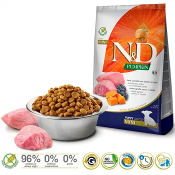 FARMINA N&D Pumpkin Mini Puppy - kuiv koeratoit - 2,5 kg