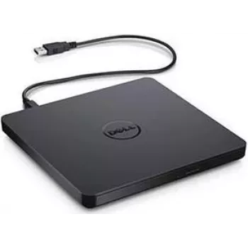 Väline DVD-seade Dell DW316 USB 2.0, õhuke kaasaskantav optiline seade CD/DVD lugemiseks ja kirjutamiseks