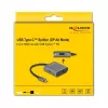 DeLOCK USB USB-C jaotur DP Alt Mode kuni 2 × HDMI MST 3840 × 2160