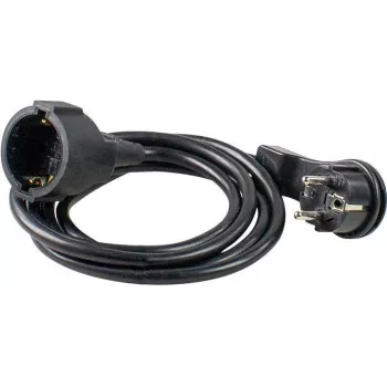 Pikendusjuhe AS Schwabe 50212, PVC, 2 m, must