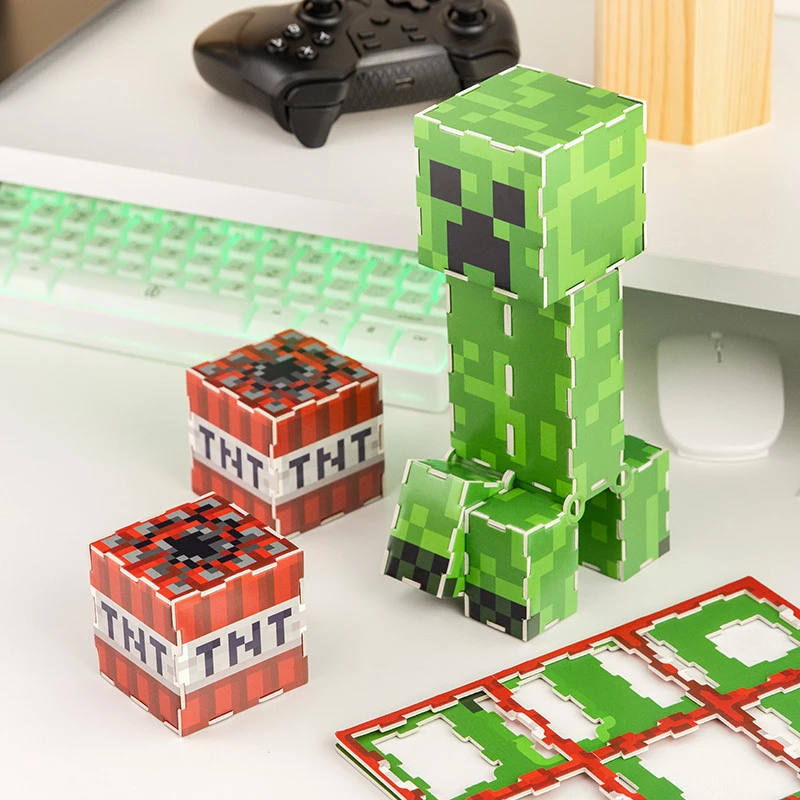 Ehituskomplekt Paladone Minecraft Creeper – kokkupandav Creeperi kujundikomplekt