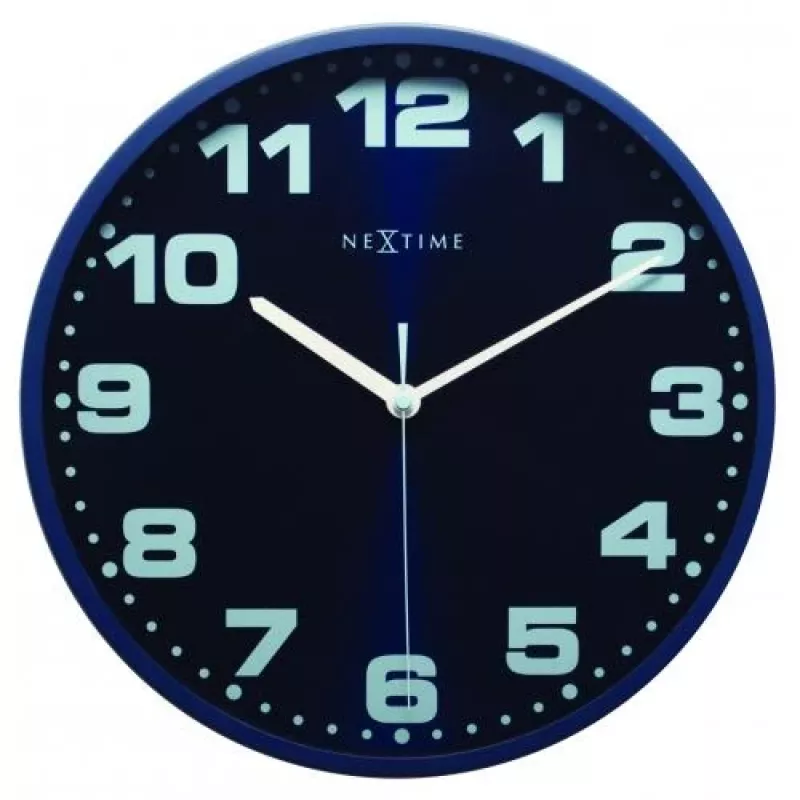 NeXtime kell 3053bl Dash Blue, Ø 35 cm, seinakell, sinine