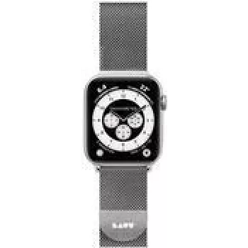 Laut International terasaasaga kellarihm 42/44 mm hõbedane
