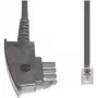Telefonikaabel e+p T 170/3 3 m Läbipaistev Must