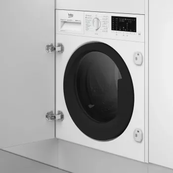 Pesumasin-kuivati BEKO B5DBT68547W sisseehitatav, pesu 8 kg / kuivatus 5 kg, 1400 p/min