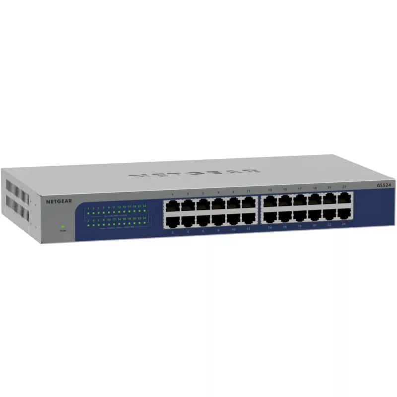 NETGEAR GS524-300EUS võrgukommutaator Haldamata Gigabit Ethernet (10/100/1000) Hall