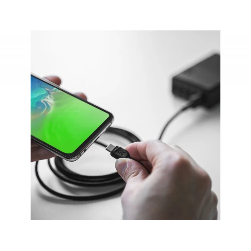 USB-kaabel roheline Cell KABGC22 USB 2.0 1,2 m USB A USB C Must