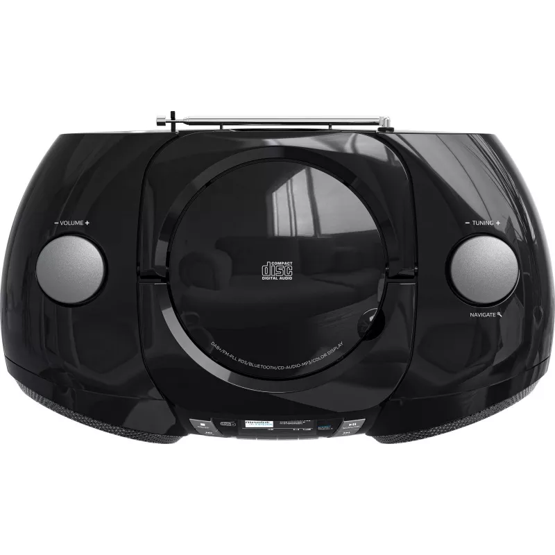 Kaasaskantav DAB+ CD/MP3/USB/SD Bluetooth-mängija SENCOR SPT 6510DB — DAB+, Bluetooth 5.3, 16 W RMS, CD/USB/SD, 2,4-tolline LCD