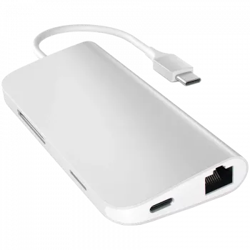 Satechi USB-C Multiport Adapter 8K with Ethernet V3 space grey (ST-P8KEM)