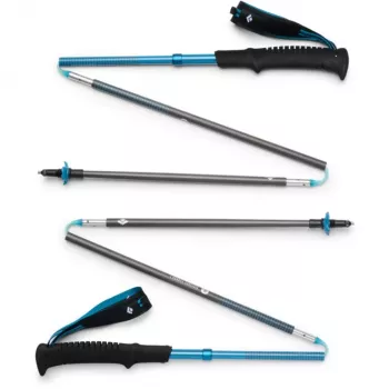 Matkakepid Distance Carbon Z, treeningseade antratsiit/sinine, 1 paar, 105 cm