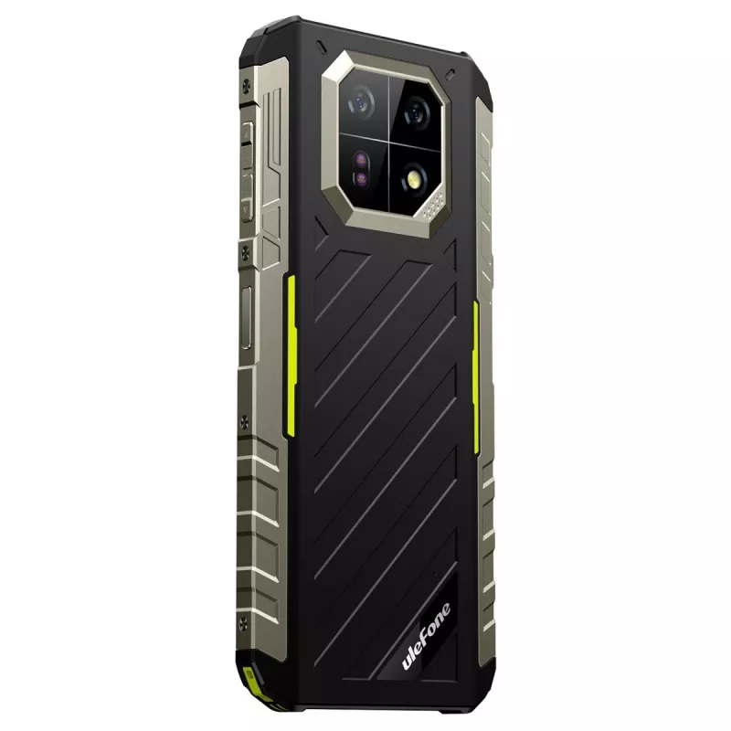 Töökindel nutitelefon UleFone Armor 22 4G, 9GB muutmälu, 128GB salvestusruum, IP69K, roheline
