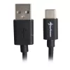 USB 2.0 A to USB-C kaabliadapter Sharkoon 0.5 m, must