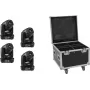 EUROLITE TMH-S90 4x LED-komplekt koos transpordikohvriga