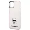 Karl Lagerfeld KLHCP14MCTRI Iphone 14 Plus / 15 Plus 6.7 Hardcase Pink / Pink Transparent Choupette Body