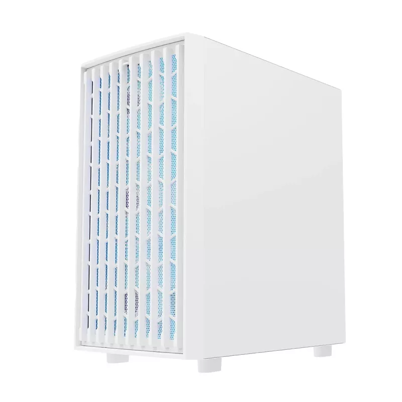 PC-korpus MODECOM BREEZE ARGB Flow MIDI Must — ATX, 3x140mm ees + 1x140mm taga, karastatud klaas, USB-C