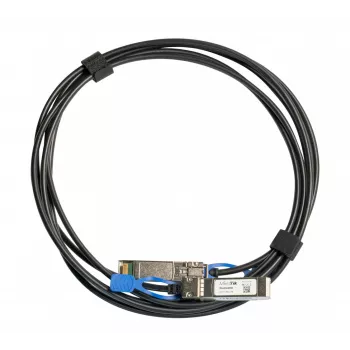 Võrgukaabel MikroTik XS+DA0001 SFP/SFP+/SFP28 InfiniBand 1 m Must