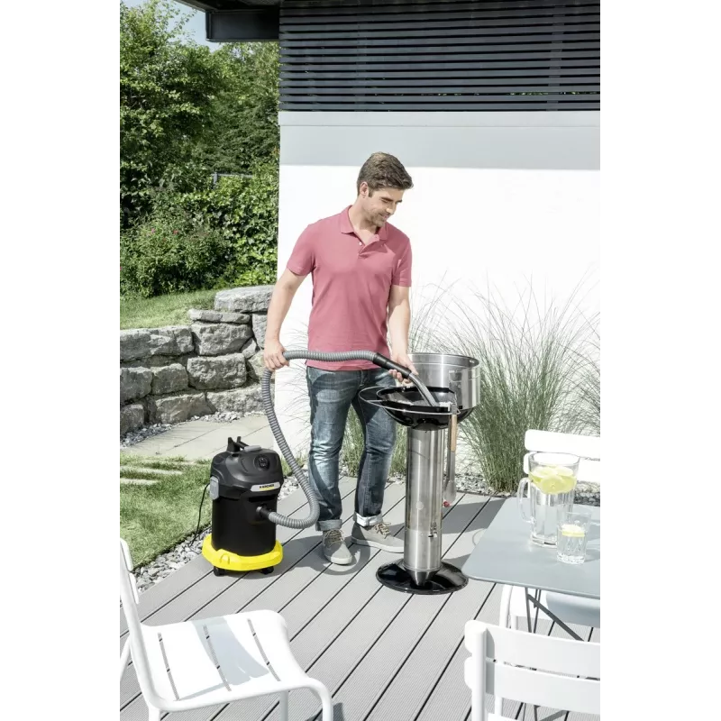Kuivtolmuimeja Karcher AD 4 Premium — 17 L, 600 W, kotita, metallvoolik, kroomtoru
