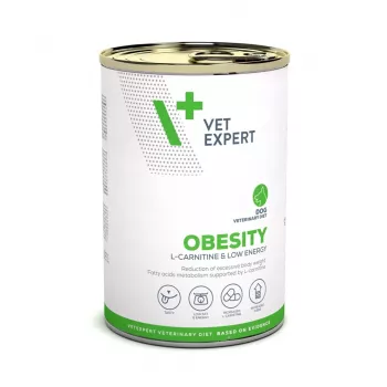 Märg koeratoit VETEXPERT Veterinary Diet ülekaalulistele koertele 400 g purk — linnuliha, täiskasvanud, madala rasvasisaldusega, kõrge niiskusesisaldusega