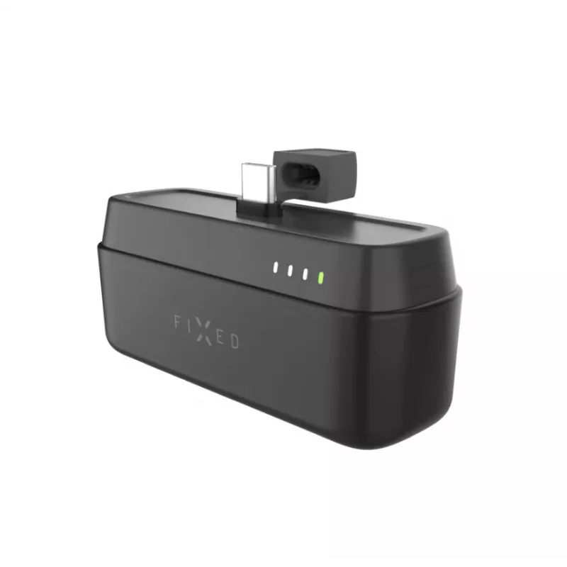 Kaasaskantav akupank FIXED FIXZEN-5PL-BK, 5000 mAh, USB-C 20W (5V/3A, 9V/2.22A, 12V/1.67A)