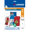 Lomond PET Laserjet Film Isekleepuv Valge Kattega Matt A4, 25 lehte