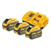 Aku ja laadija komplekt DeWalt DCB118X3 — Li‑Ion 9 Ah aku koos laadijaga