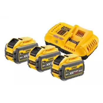 Aku ja laadija komplekt DeWalt DCB118X3 — Li‑Ion 9 Ah aku koos laadijaga