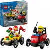 LEGO CITY 60458 Pizza vs. Tuletõrjeauto