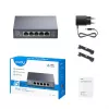 Mittehallatav võrgukommutaator Cudy HS105 — 5 porti, 100/1000/2500 Mbps