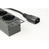 Toitejaotusseade GEMBIRD EG-PDU-014-C14, 8 vahelduvvoolu pistikupesa, C14 sisend, 3 m kaabel, 1U, 3680 W, 10 A, alumiinium, must