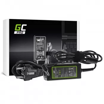 Toiteadapter roheline Cell AD40P 45W sülearvutitele, 19V 2.37A, AC-to-DC, 100–240V sisend, must