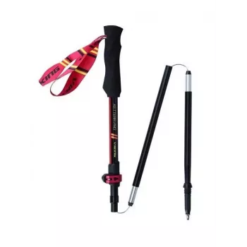 Matkakepid Viking Kettera Pro Lady — naiste matkakepid, reguleeritavad, paar, must/fuksia