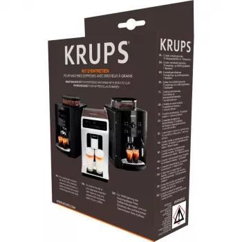 Puhastustablett KRUPS XS5300 kohvimasinale, 10 tk, 2 katlakivieemaldajat, filterkassett kaasas