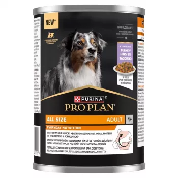 PURINA Pro Plan Everyday nutrition Kõik suurused Täiskasvanud Türgi tarretises - märg koeratoit - 400g