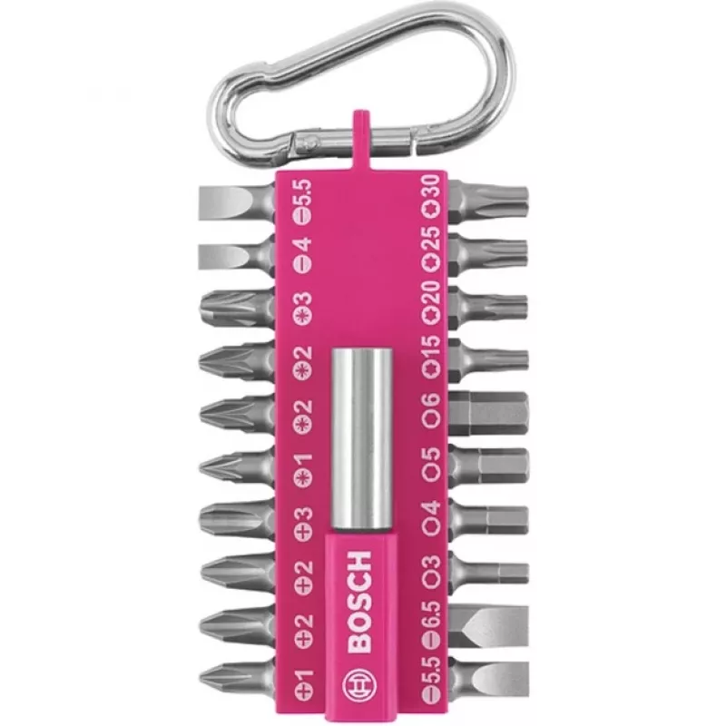Kruvikeerajakomplekt Bosch 2607002821 — 21 osa: Torx, Phillips, Pozidriv, Hex