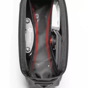 Rockbros B68-1 Jalgrattaraami kott Telefonitasku 1,7 l Must