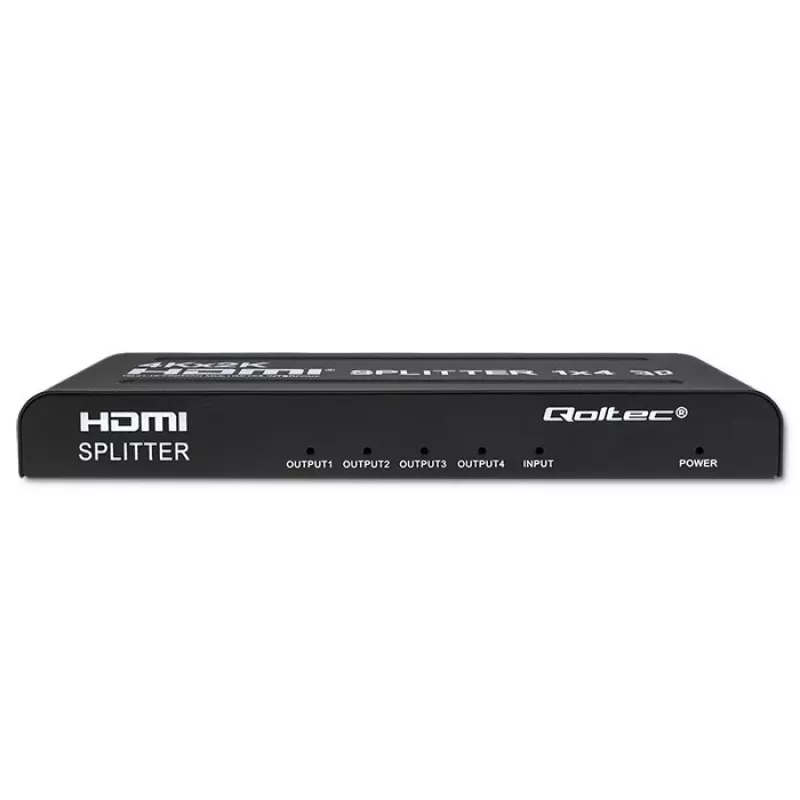Qoltec 51798 aktiivne HDMI-jaotur 4 x HDMI 4K x 2K | 3.4Gb/s