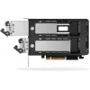 Mobiilne salvestusriiul RAIDSONIC ToughArmor MB842MP-B — 2 eemaldatavat pesa M.2 NVMe jaoks, PCIe 4.0 x16