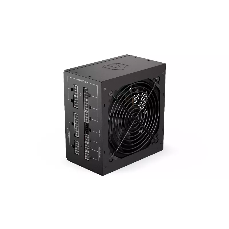 Toiteplokk ENDORFY Supremo FM6 850 W, 24-kontaktiline ATX, täielikult modulaarne, 80 PLUS Gold, 120 mm ventilaator, must