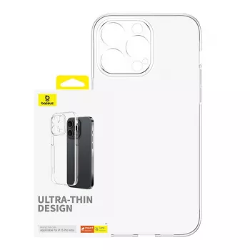 Telefonikate iPhone 15 ProMax jaoks Baseus OS-Lucent seeria (läbipaistev)